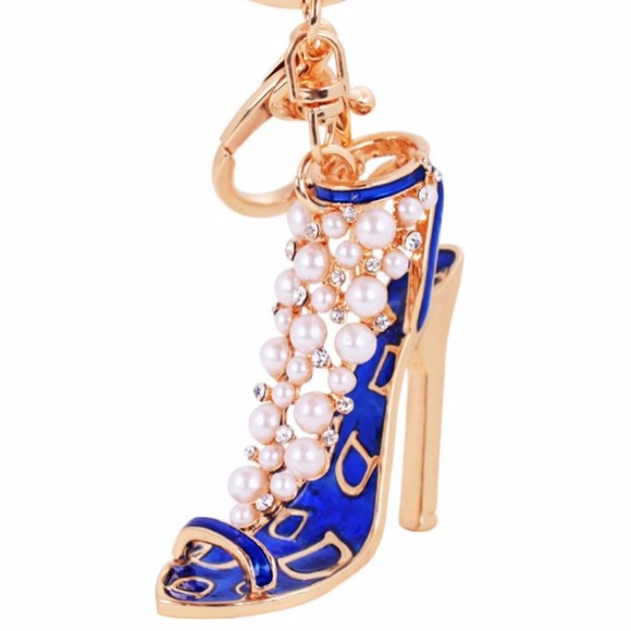 Cute Nation Accessories - NEW Pearl Heels Hanbag Charm / Keychain 48